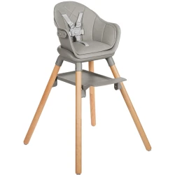 Scaun pentru hranire 6 in 1 Kikkaboo Woody Grey cumpăra în Chișinau. Foto 2