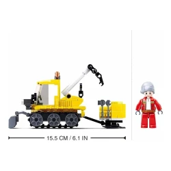 Set construcție Sluban Mașină pentru deszăpezire, 145 elemente cumpăra în Chișinau. Foto 2