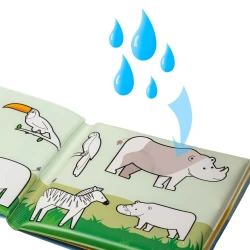 Jucărie pentru baie Akuku Magic Book Animals Green, 1 buc. cumpăra în Chișinau. Foto 4