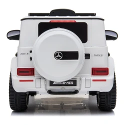 Mașinuță electrică Mercedes-AMG G63, 12V, roți EVA, albă cumpăra în Chișinau. Foto 4