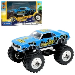 Машина Welly Monster Truck 1968 Chevrolet Camaro Z28 1:38 Big Wheel купить в Кишиневе. Фото 4