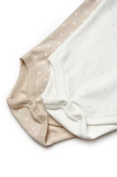 Боди с длинным рукавом BabyCosy Ecru & Ivory, 2 шт. (18-24М) купить в Кишиневе. Фото 8