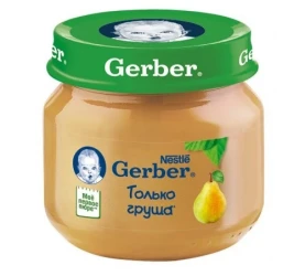 Пюре Gerber Груша Williams (4 мес+), 80 г купить в Кишиневе. Фото 1