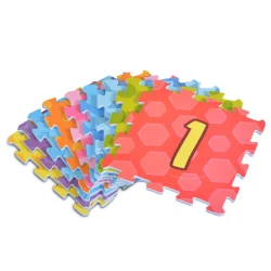 Covoraş pentru copii Moni Puzzle Numbers Multicolor, 31x31x1 cm, 9 buc. cumpăra în Chișinau. Foto 3