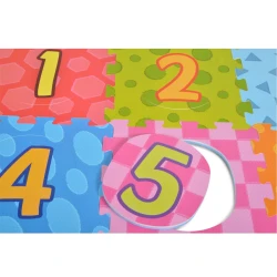 Covoraş pentru copii Moni Puzzle Numbers Multicolor, 31x31x1 cm, 9 buc. cumpăra în Chișinau. Foto 2
