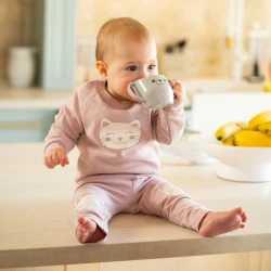 Cană înclinată Akuku Grey (6 luni+), 150 ml cumpăra în Chișinau. Foto 4