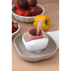Set de masă din silicon Beaba Terracotta Gazelle, 4 buc. cumpăra în Chișinau. Foto 3