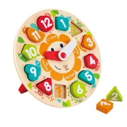 Игрушка сортер Hape Chunky Clock купить в Кишиневе. Фото 1