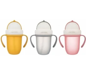 Поильник с силиконовой трубочкой Canbol babies Matt Pastels 210мл купить в Кишиневе. Фото 3