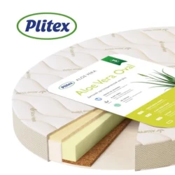 Матрас детский Plitex Aloe Vera Oval 1250х750х100мм купить в Кишиневе. Фото 1