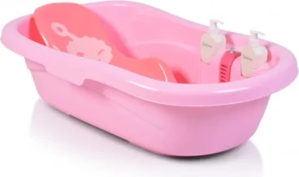 Ванночка с подставкой и градусник Moni Santorini Pink, 87 см купить в Кишиневе