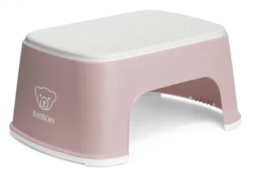 Înălțător baie BabyBjorn Step Stool Powder Pink/White cumpăra în Chișinau. Foto 1
