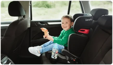 Детское автокресло 15- 36 кг ISOFIX Lionelo Hugo Leather Black купить в Кишиневе. Фото 7
