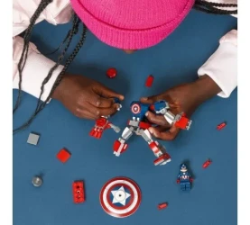 Constructor Lego Super Heroes "Robotul Căpitanului America" (121 el.) cumpăra în Chișinau. Foto 7