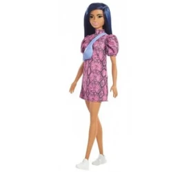 Păpușă Barbie „Fashionista” într-o rochie cu imprimeu de piele de șarpe cumpăra în Chișinau. Foto 1