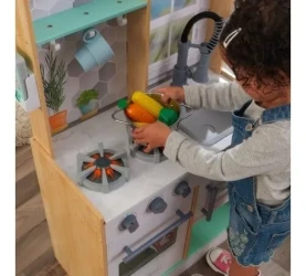 Bucătărie pentru copiii KidKraft Wooden Play Kitchen cumpăra în Chișinau. Foto 2