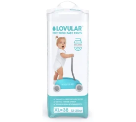 Подгузники-трусики 12-20 кг Lovular Hot Wind XL, 38 шт купить в Кишиневе