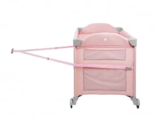 Манеж-кровать 2 в 1 KikkaBoo Milky Way Pink купить в Кишиневе. Фото 7