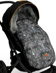 Husa de iarna pentru carucior Sensillo Graphite Dots 100x45 cm cumpăra în Chișinau. Foto 5