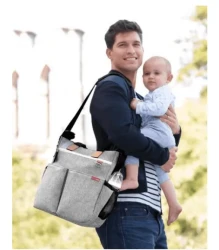 Сумка для родителей Skip Hop Duo Signature Grey Melange купить в Кишиневе. Фото 3