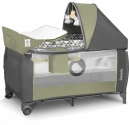Манеж-кровать 2 в 1 Lionelo Sven Plus Green Olive купить в Кишиневе