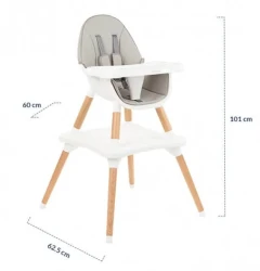 Стульчик для кормления 3 в 1 KikkaBoo Multi Grey купить в Кишиневе. Фото 8