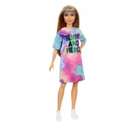 Кукла Barbie "Модница" в разноцветном платье и кепке-козырьке купить в Кишиневе. Фото 1