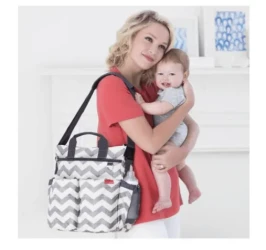 Geanta pentru parinti Skip Hop Duo Signature Chevron cumpăra în Chișinau. Foto 3