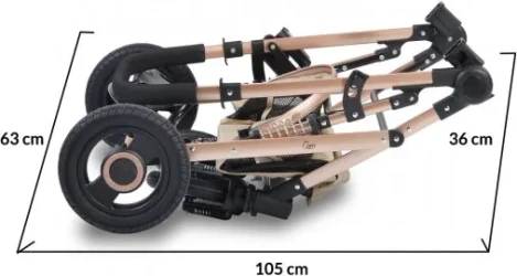 Carucior 2 in 1 transformabil Moni Ciara Grey cumpăra în Chișinau. Foto 6