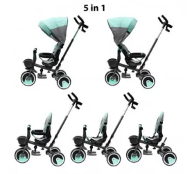 Tricicleta Baby Mix 5-in-1 Relax 360° mint cumpăra în Chișinau. Foto 2