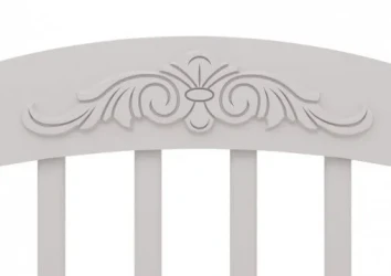 Patuc pe balansoar cu sertar Gandylyan Gabriela Lux alb cumpăra în Chișinau. Foto 2