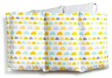 Бортики в кроватку Twins Happy Clouds Yellow купить в Кишиневе. Фото 1