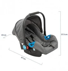 Коляска 3 в 1 KikkaBoo Selina Light Grey купить в Кишиневе. Фото 13