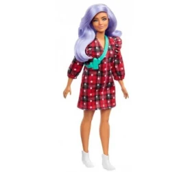 Păpușă Barbie „Fashionista” într-o rochie în carouri cumpăra în Chișinau. Foto 1