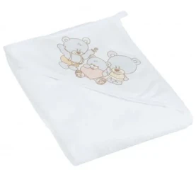 Банное полотенце Tega Baby Мишка Белый, 80x80 см купить в Кишиневе. Фото 1