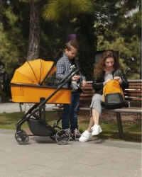 Коляска 2 в 1 Carrello Alfa Sunrise Orange купить в Кишиневе. Фото 8