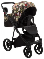 Коляска 2 в 1 Adamex Porto Flowers Black купить в Кишиневе. Фото 6