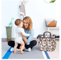 Geanta pentru parinti Skip Hop Duo Signature Triangles cumpăra în Chișinau. Foto 2