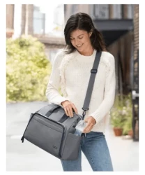 Geanta pentru mame cu deschidere larga Skip Hop Satchel Slate cumpăra în Chișinau. Foto 8