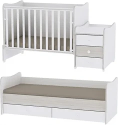 Patut transformabil Lorelli Maxi Plus New White Amber cumpăra în Chișinau. Foto 3