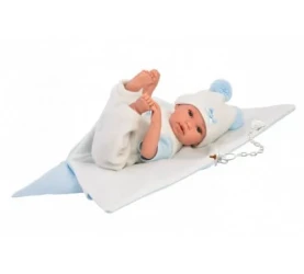 Păpușă interactivă Llorens cu patura albastra (36 cm) cumpăra în Chișinau. Foto 2