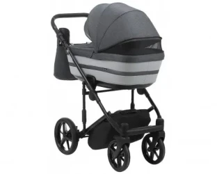 Коляска 2 в 1 Adamex Rimini Tip Grey-Black купить в Кишиневе. Фото 3