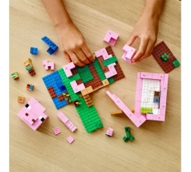 Конструктор Lego Minecraft "Дом-свинья" (490 дет.) купить в Кишиневе. Фото 7