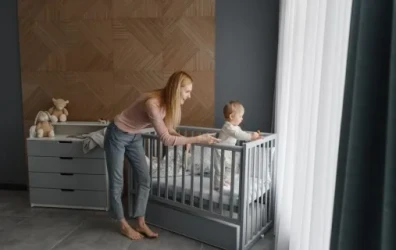 Детская кроватка DeSon Charivne Белый без ящика купить в Кишиневе. Фото 5