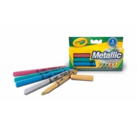 Markere de culori metalic Crayola, 5 buc. cumpăra în Chișinau. Foto 3