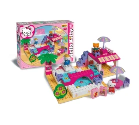Set construcție Androni Giocattoli Hello Kitty Piscină, 89 elemente cumpăra în Chișinau. Foto 2