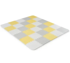 Covoraș pentru copii puzzle KinderKraft Luno Galben, 31x31x1.2 cm, 30 buc. cumpăra în Chișinau. Foto 1