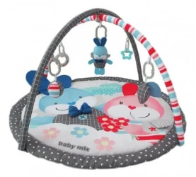 Covoraș pentru copii Baby Mix Iepurași, 90x90x60 cm cumpăra în Chișinau. Foto 1