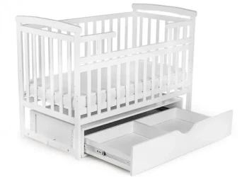 Детская кроватка DeSon Белый с ящиком купить в Кишиневе. Фото 2