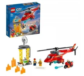Конструктор Lego City "Спасательный пожарный вертолёт" (212 дет.) купить в Кишиневе. Фото 3